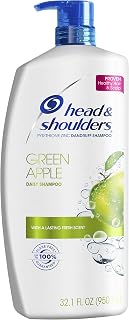Head & Shoulders Head and Shoulders Green Apple Daily-Use Anti-Dandruff Paraben Free Shampoo, 32.1 fl oz