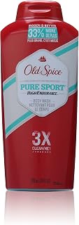 Old Spice High Endurance Pure Sport Scent Men's Body Wash, 24 Ounce, (Pack of 3)