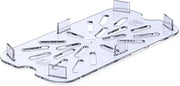 Carlisle FoodService Products Plastic Drain Shelf for 1/4 Size Food Pan Clear
