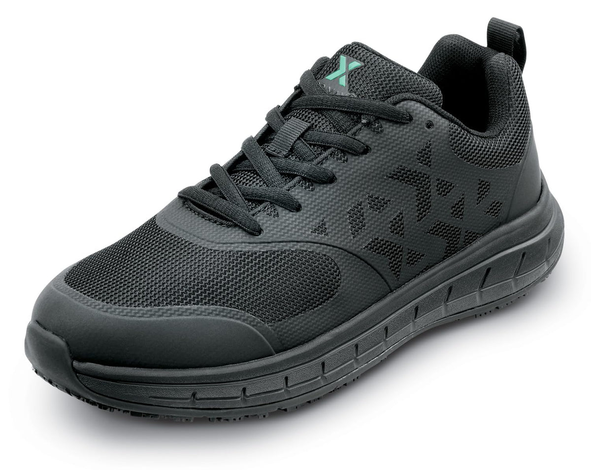 Womens Black Wake Soft Toe SRO Athletic 6.5 EW by SR Max – 6.5 X-Wide, Thermoplastic Polyurethane, Black, Model Maxtrax