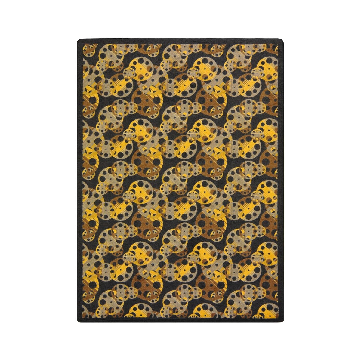 Any Day Matinee Reeling Theater Area Rug by Joy Carpets – 3'10" x 5'4" (Rectangular), Nylon, Brown, Model 1664B-02