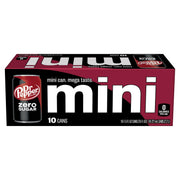 Zero Sugar Soda by Dr Pepper – 7.5 Fl Oz (Pack of 10), Rich Brown, Pack of 10