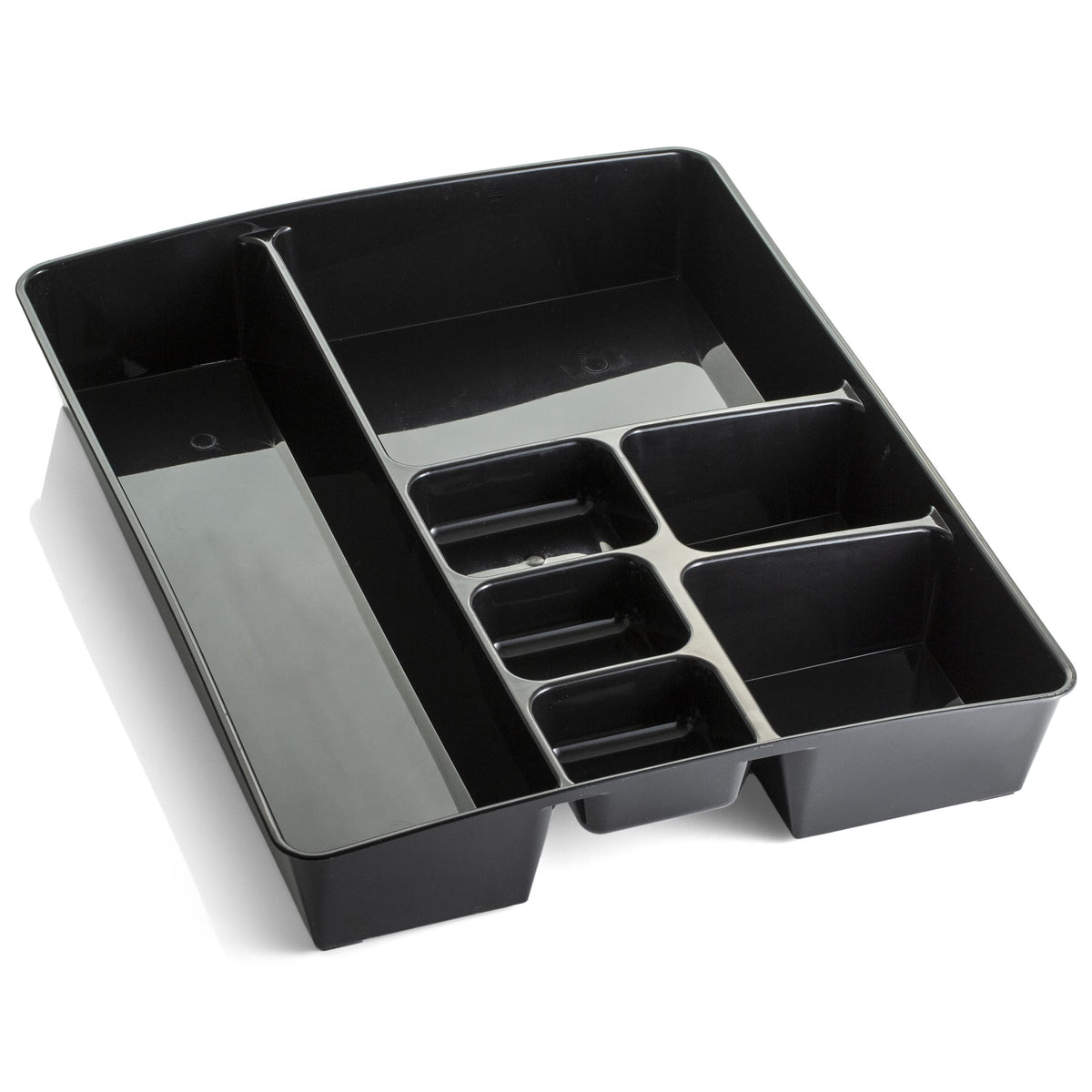 OIC, Achieva 30% Post Consumer Plastic Recycled Deep Drawer Tray, 15-1/8 X 11-1/2 X 2-1/4 in, Black by Officemate – 15.1" x 11.5" x 2.3", Plastic, Black, Model 26241