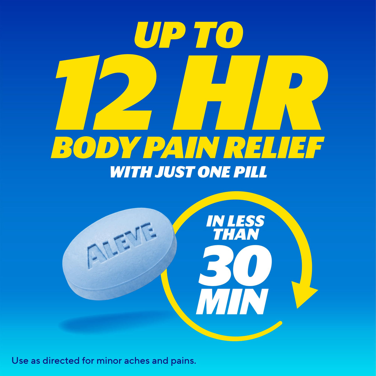 Pain Relief Naproxen Sodium Caplets ‐ 50 Count by Aleve – 50 Count (Pack of 1), Model 1029464