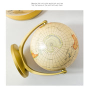 Durable Mini World Map Globe on Sturdy Base with Clear Text and Excellent Workmanship for Geography Education by Sanpyl – #711, Model Sanpylojf0v1r6ya