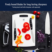 Definition 7-pc Self-Sharpening Block Set by HENCKELS – 7-pc, Stainless Steel, Black, Pack of 7, Model 19485-007