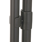 Upright Dust Pan & Lobby Broom Combo Kit by Global Industrial – 36"L x 13"W x 4"H, Plastic, Black, Model 261790