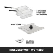 Waring 10lb Deep Fryer / Silver / 1 Deep Fryers