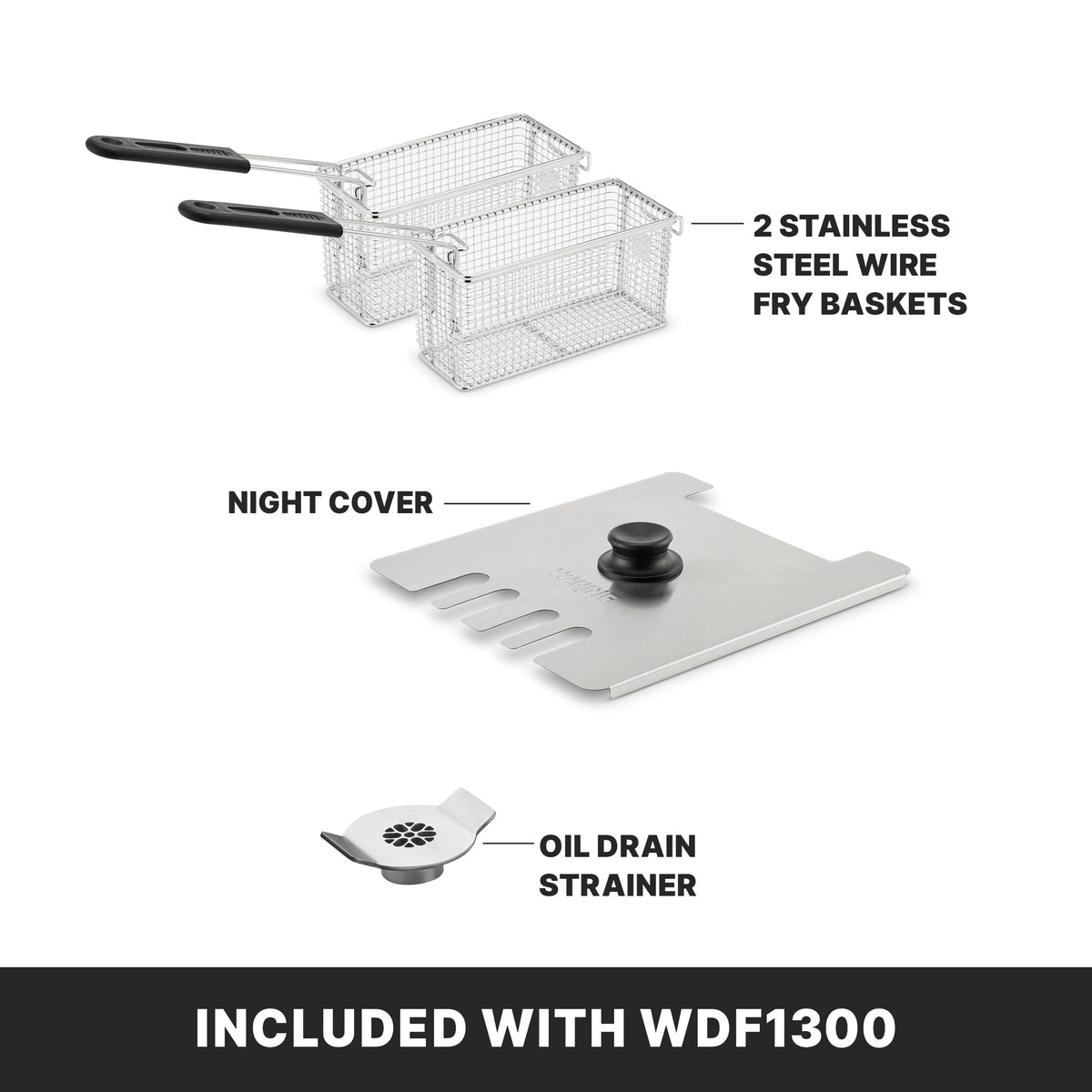 Waring 10lb Deep Fryer / Silver / 1 Deep Fryers