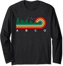 Evergreen Vintage Stripes Abco, Arkansas Long Sleeve T-Shirt