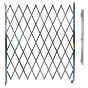 Single Folding Gate by Illinois Engineered Products – Steel, Gray, Model SSG685