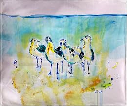 Betsy Drake Abstract Gulls II Throw