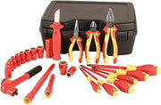 Wiha 31495 Insulated 3/8-Inch Drive Socket Set, Inch, 24 Piece