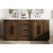 Chase Bathroom Vanity Hazel Oak by Lighting Design – Wood, Hazel Oak, Model VF29072DHO