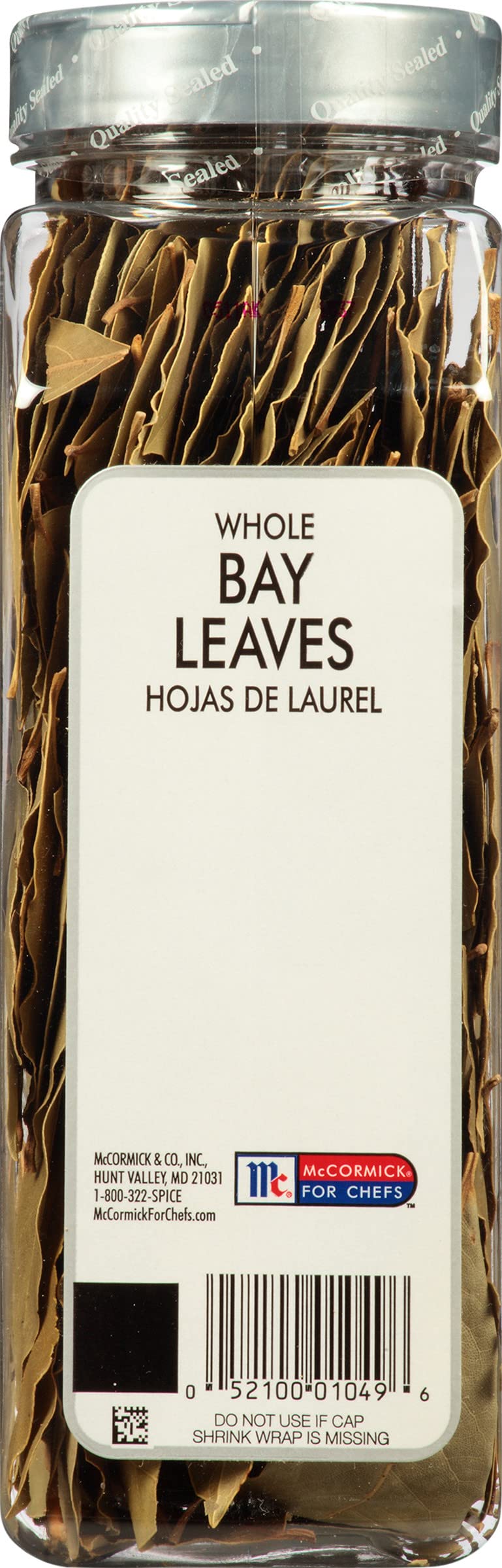 Whole Bay Leaves by McCormick Culinary – 2 Ounce (Pack of 1), Model 052100010496