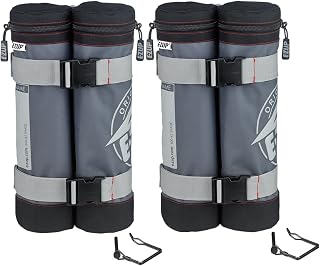 E-Z UP Fillable Deluxe Weight Bag Set of 2, Holds up to 45 lbs. Each
