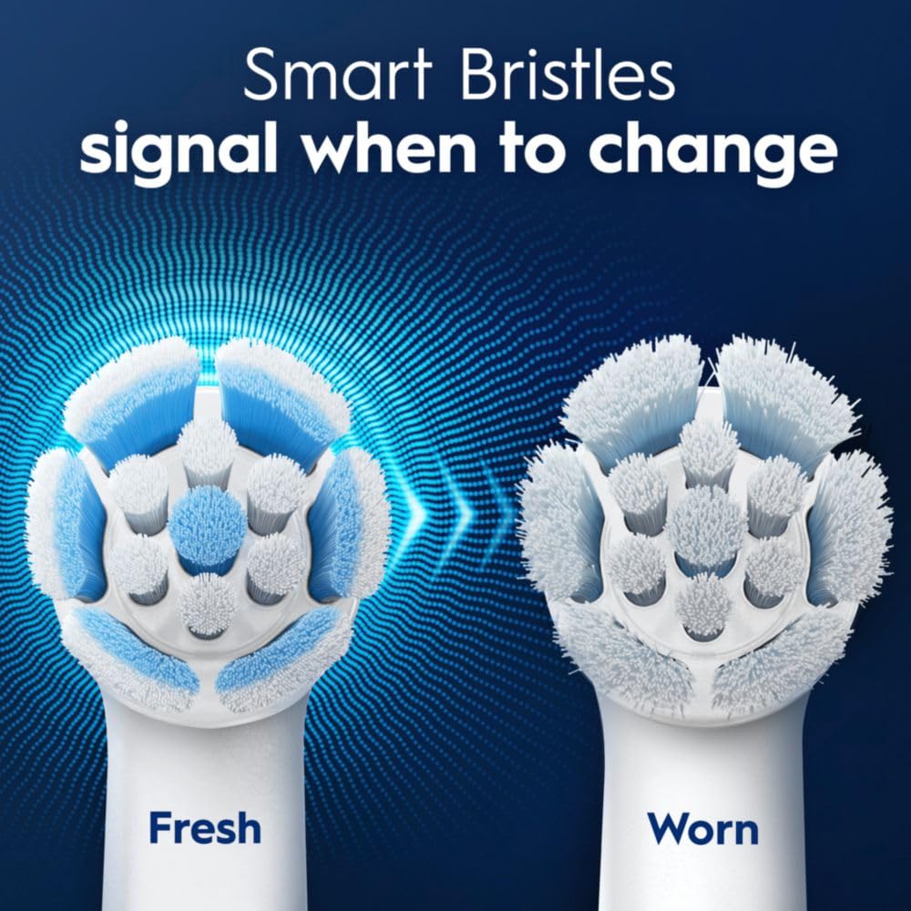 iO Ultimate Clean Replacement Brush Heads by Oral-B – 1 Count (Pack of 5), Nylon, White, Pack of 5, Model Oral-B iO Ultimate Clean