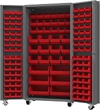 Durham Mobile Bin Cabinet, 132 Bins