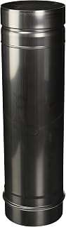 Noritz VP4-12STRAIGHT 12" Straight vent pipe for 4" Stainless Steel