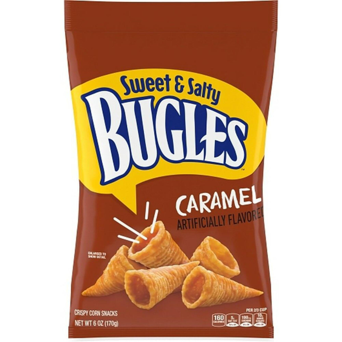 Bugles Salted Caramel / 6 Ounce (Pack of 4) / 4 Corn