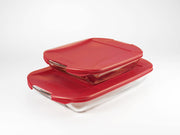 Anchor Hocking Cherry / 3-Quart Rectangular / 3.0 quarts Bakers