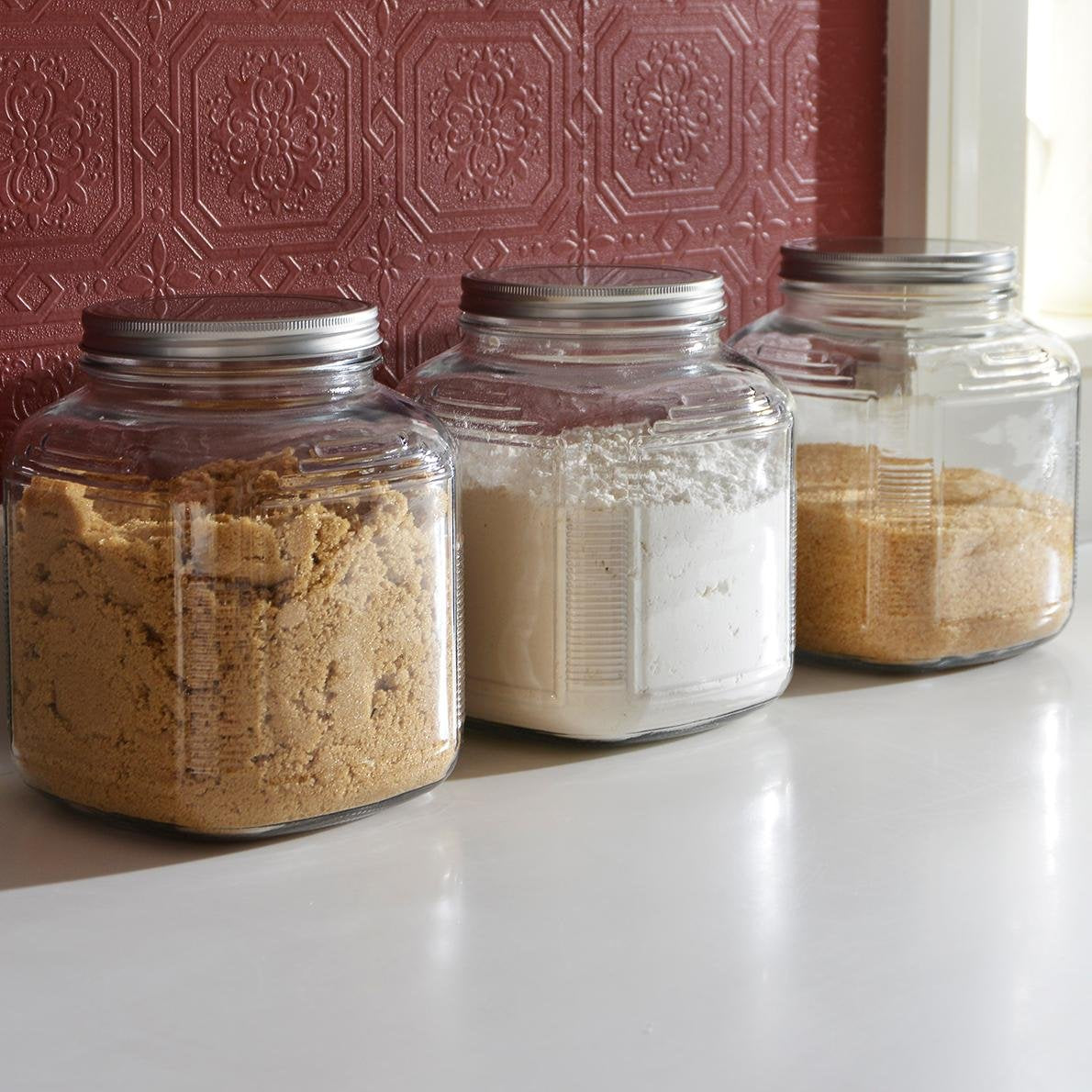 Anchor Hocking 2-quart / Clear Glass / 2.0 quarts Container Sets