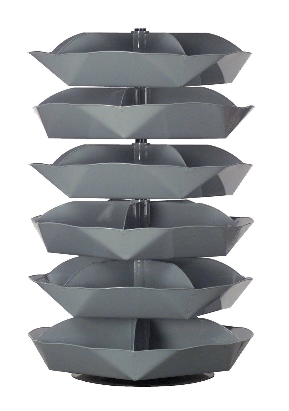Manufacturing Rotabin 6 Shelf 44" (5 compartments per Shell) by Durham – Alloy Steel, Model 1506-95