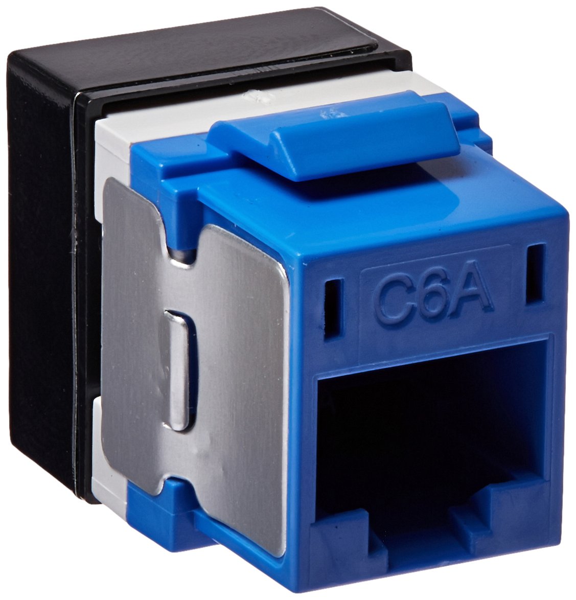 Jack, CAT6A, Universal, Blue (Pack of 25) by Hubbell – Pack of 25, Model HJ6AB