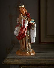 Fontanini by Roman, King Melchior, 12" Collection, Nativity Figure, Made in Italy