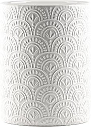 10 Strawberry Street Embossed Utensil Crock (Wren)