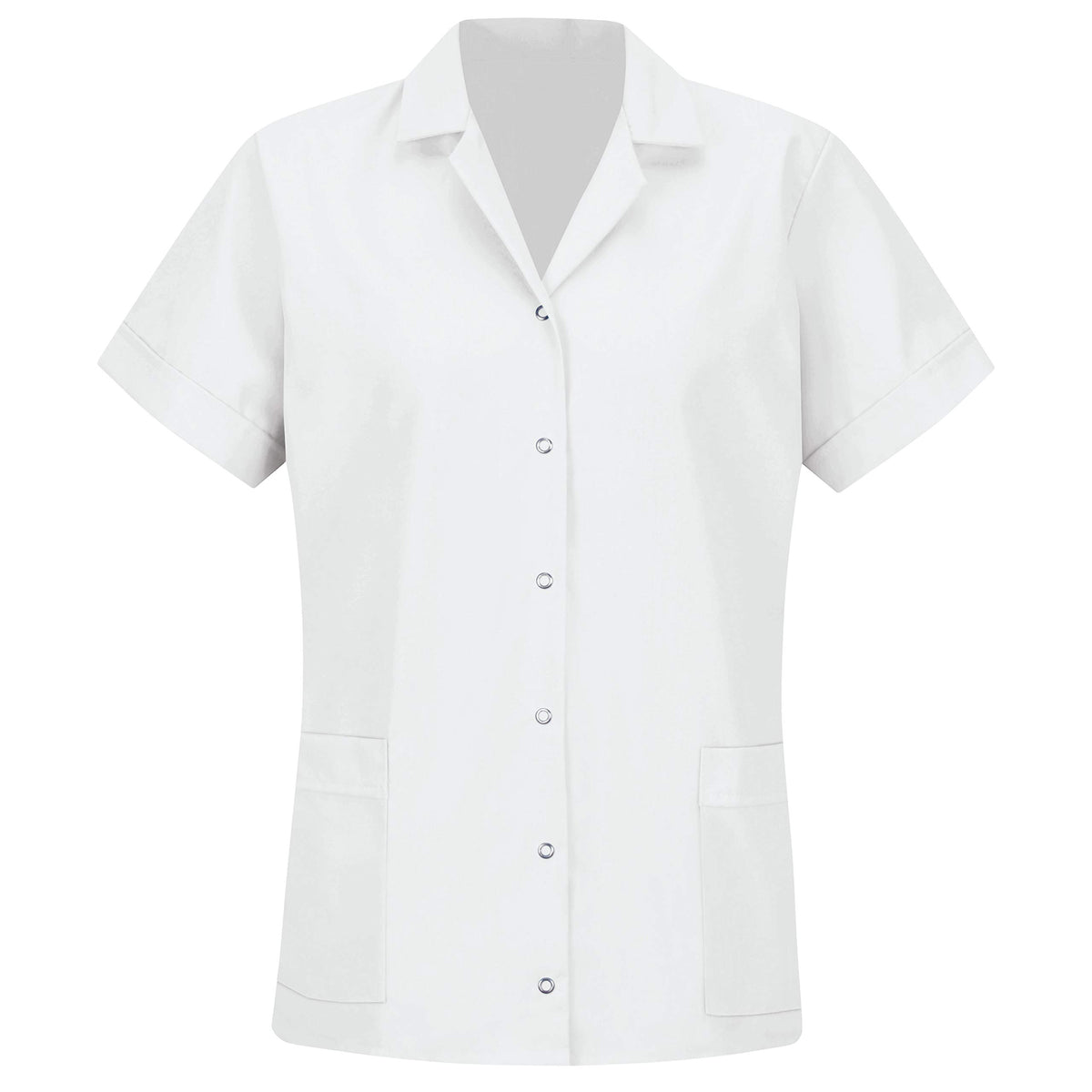 Red Kap X-Large / White / Gripper Front Short Sleeve Tunic Tunics