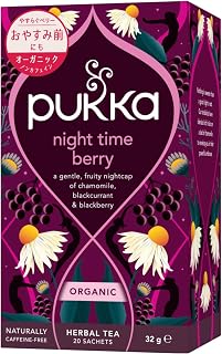 Pukka Night Time Berry Herbal Tea, 20 CT