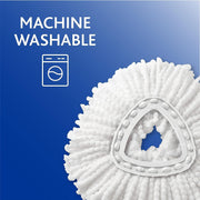 EasyWring Spin Mop Microfiber Refill (Pack of 4) by O-Cedar – 4 Pack, Microfiber, White, Pack of 4, Model 150211