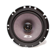 6 1/2" 2 Way Coaxial Speakers (Pair) by Alpine – Long Fiber Natural Pulp, High Polymer Foam, Black, Model SXE-1726S