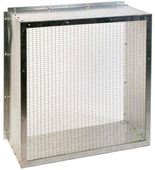 Fan Rear Safety Guard For 16" Fans by Airmaster – 16"L x 22.25"W x 22.25"H, Alloy Steel, Gray, Model 23610