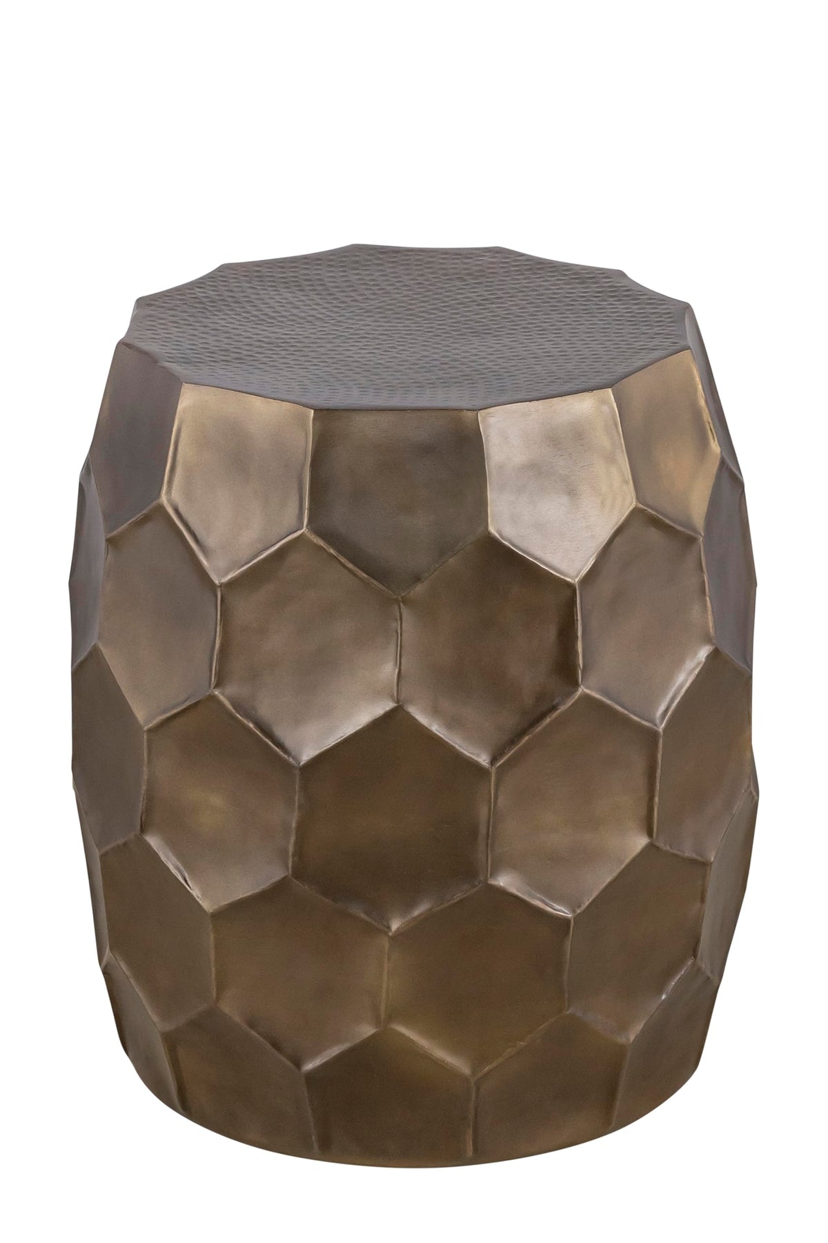18" Vintage Styled Coffee Table by VUSVAB – Aluminum, Gold