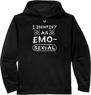 Emo Boy Emo Girl Emu Bird Emocore Punk Aesthetic Goth Performance Hoodie