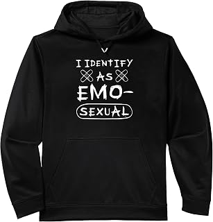 Emo Boy Emo Girl Emu Bird Emocore Punk Aesthetic Goth Performance Hoodie