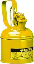 Justrite Safety container type I container type I protect workers and reduce fire hazards, 21 cm x 21 cm, yellow