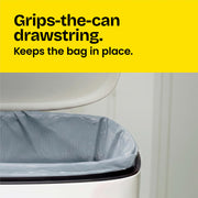 ForceFlex Tall Kitchen Trash Bags by Glad – 40 Count (Pack of 1), 13.0 gallons, Plastic, Gray, Model 78459