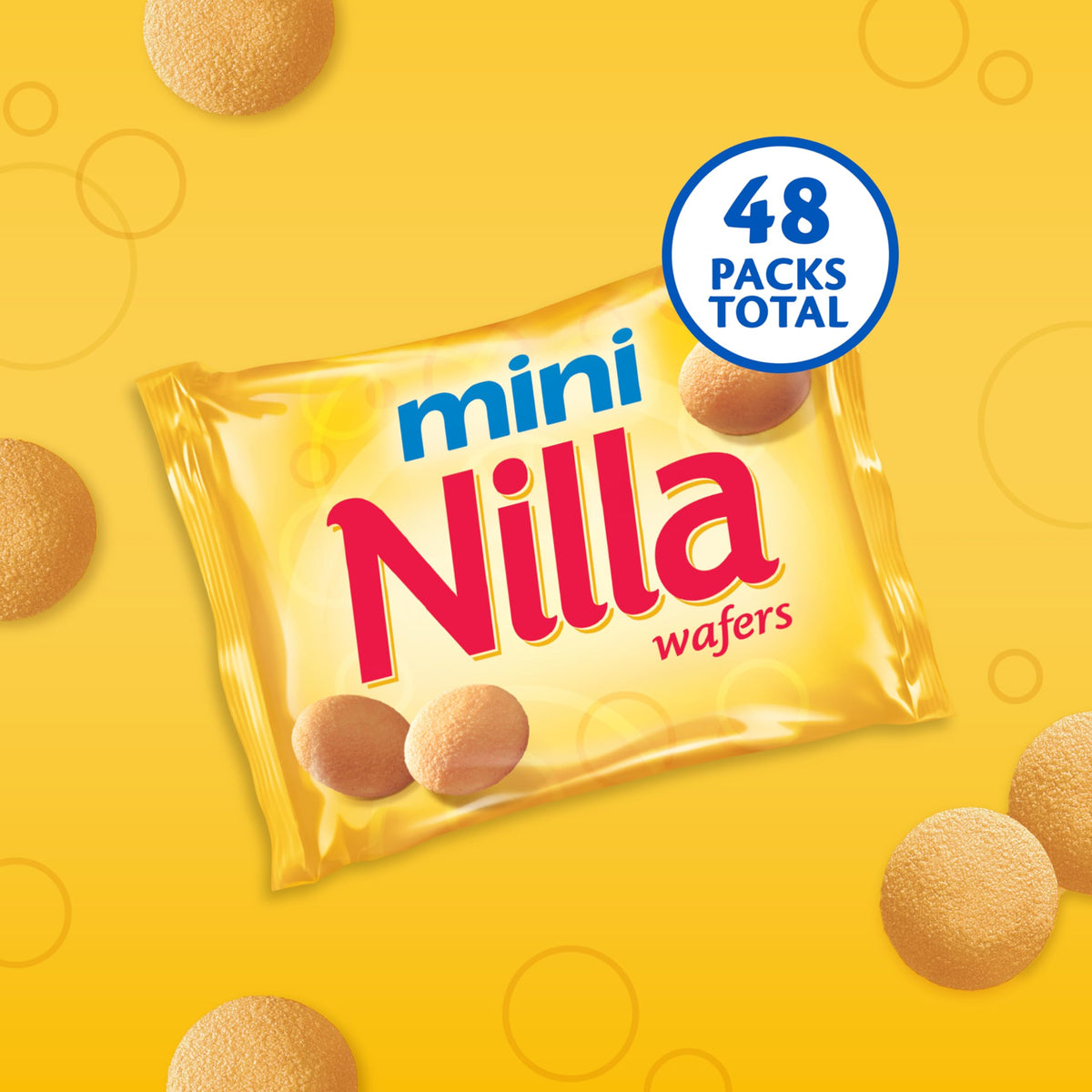 Wafers Mini Cookies by Nilla – 12 Ounce (Pack of 4), white, Pack of 4, Model 10044000031289