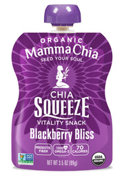 Organic Vitality Squeeze Snack by Mamma Chia – 3.5 Ounce (Pack of 24), Pack of 6, Model 856516002249