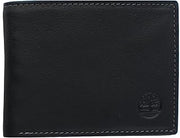 Timberland Men's Wellington Leather Rfid Bifold Commuter Security Wallet, Black, One Size