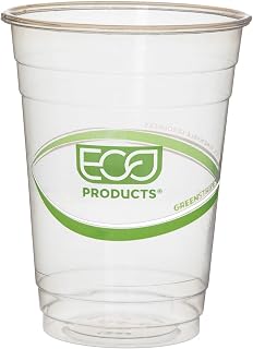 ECO PRODUCTS GreenStripe Renewable & Compostable Cold Cups - 16oz., 50/PK, 20 PK/CT
