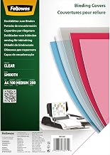 Fellowes Clear PET Binding Cover 200 Micron (A4) - Pack of 100