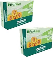 FoodSaver Gallon Pre-Cut Vacuum Seal Bags, Easy Use Vacuum Storage Bag (1 Quart (88 CT))