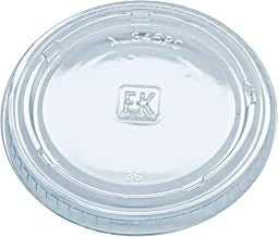 Fabri-Kal 9505084 Clear Plastic Portion Cup Lid - 2500 / CS