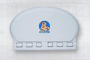 Koala Kare Oval Wall Mounted Baby Changing Station, Grey