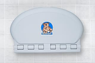 Koala Kare Oval Wall Mounted Baby Changing Station, Grey