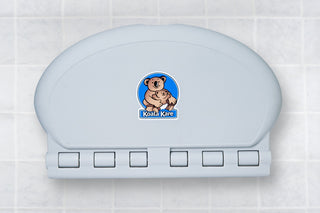 Oval Wall Mounted Baby Changing Station by Koala Kare – One Size, Polyethylene, Grey, Model 716954008930